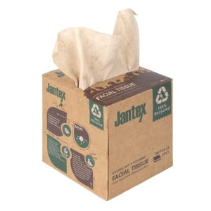 Cube de Mouchoirs Recyclé 100 Feuilles - Lot de 36