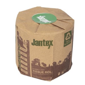 Rouleaux de Papier Toilette Recyclé 3 Plis 260 Feuilles - Lot de 36