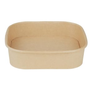 Barquettes Carrées Recyclable 1000 ml - Lot de 300