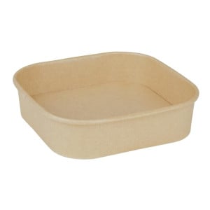 Barquettes Carrées Recyclable 1200 ml - Lot de 300