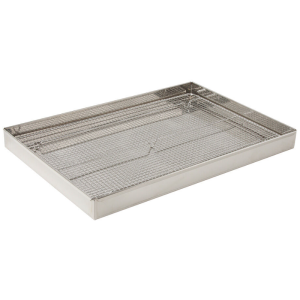 Caisse Égouttoir en Inox avec Grille - 600 x 400 cm