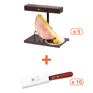 Pack Appareils à Raclettes Alpage et Couteaux