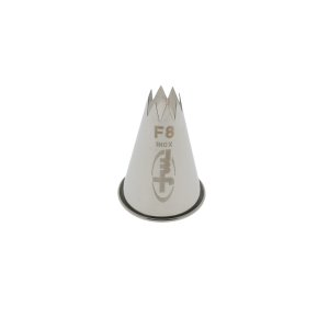 Douille Inox Cannelée F8