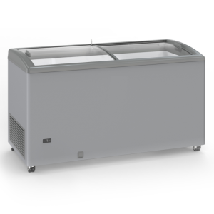 Congélateur Aspect Inox à Portes Coulissantes Vitrées - 500 L - Reconditionné