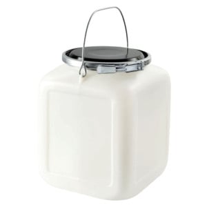Bonbonne Blanche 20L+ Genouillere Metal