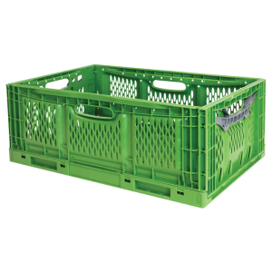 Caisse Pliable Empilable - 600 x 400 x 230 mm - 45 L - Vert