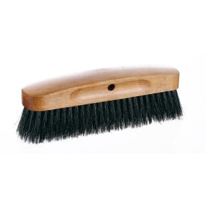 Brosse à Farine à Pétrinen Bois et Soie Noire - 21 cm