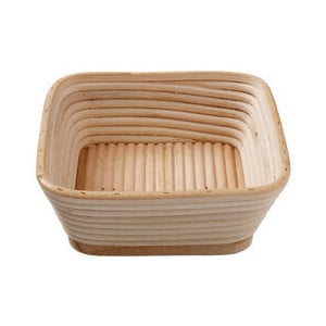 Banneton à Fermentation en Rotin - Carré - 1 Kg