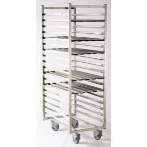 Chariot de Fermentation Inox à Plaque à Pain - 18 Niveaux