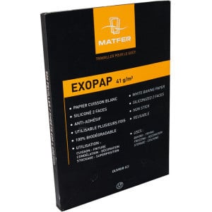 Papier Cuisson Exopap Blanc - 530 x 320 mm - Lot de 500