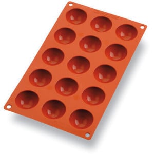 Moule à Demi-Sphères Silicone - 15 Empreintes - ⌀ 43 mm
