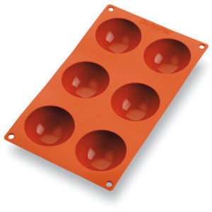 Moule à Demi-Sphères Silicone - 6 Empreintes - ⌀ 70 mm