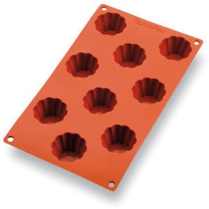 Moule à Briochette Silicone - 9 Empreintes - ⌀ 52 mm
