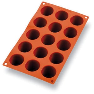 Moule à Dariole Ronde Silicone - 15 Empreintes - ⌀ 45 mm