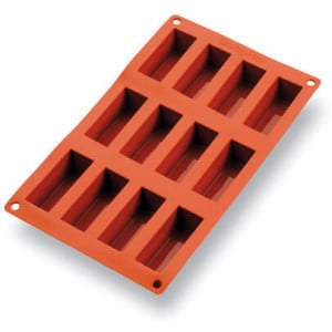 Moule à Mini-Cake Silicone - 12 Empreintes - 75 x 30 mm