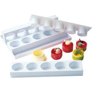 Démouleur à Gâteaux Ronds - 5 Empreintes - ⌀ 64 mm