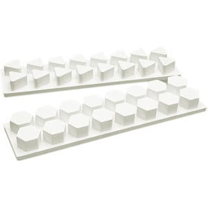 Démouleur à Mini-Gâteaux Ronds Polystyrène - 16 Empreintes - ⌀ 40 mm