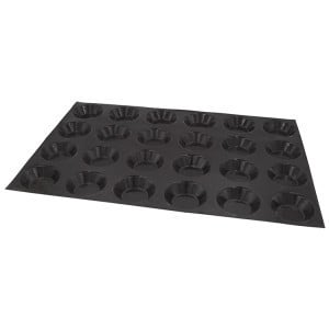 Moule à Tartelettes Evasées - 24 Empreintes - ⌀ 77 mm