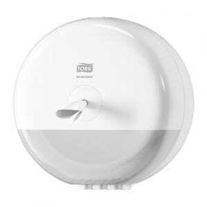 Mini Distributeur pour Papier Toilette Rouleau Blanc - Tork SmartOne® Tork - 1