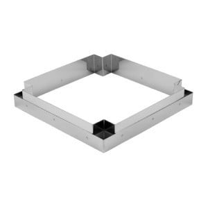 Découpoir Carré à Tarte Inox - 252 x 252 mm