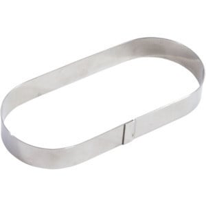 Oblong à Tarte Acier Inoxydable - L 280 mm