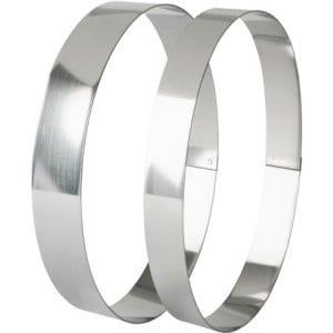 Cercle à Entremets Ovale - 210 x 140 mm