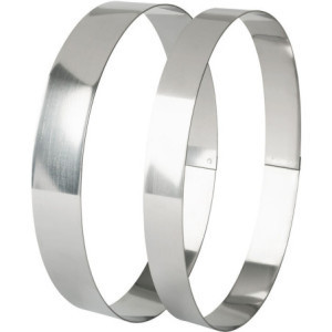 Cercle à Entremets Ovale - 230 x 160 mm