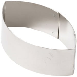 Nonnette Ovale Pointue - 88 x 50 mm - Lot de 4