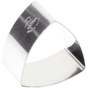 Nonnette Triangle Bombé - 65 x 40 mm - Lot de 4