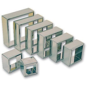 Découpoir Carré Uni - Lot de 8