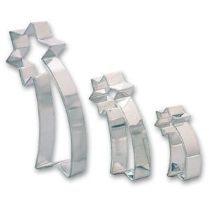 Découpoir Etoile Filante - Lot de 3