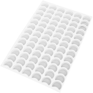 Plaque de Découpoirs Croissants de Lune - 78 Empreintes - 48 mm