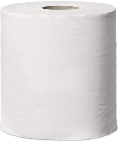 Papier Essuyage Professionnel Papier D'Essuyage Extra-Résistant Tork Premium - Bobines W1/W2 - 117,3m X 25,5cm - Lot De 2 - Blanc Essuie-tout Tork Premium