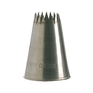 Douille à Petits-Fours Inox - 10 Dents - Lot de 2