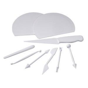 Ensemble 9 Outils pour Pâte d'Amande - Spécial Ecole