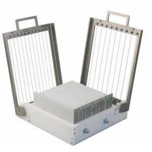 Mini Guitare Double en Inox avec 2 Bras 22 mm - 610 x 570 mm