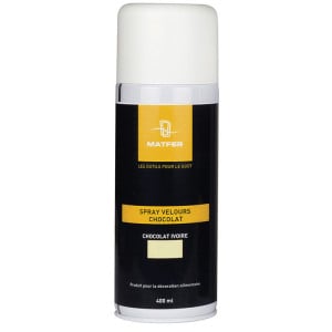 Spray Colorant Velours Chocolat - Ivoire - 400 ml