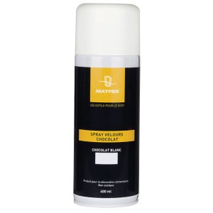 Spray Colorant Velours Chocolat - Blanc - 400 ml