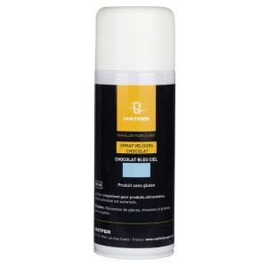 Spray Colorant Velours Chocolat - Bleu - 400 ml