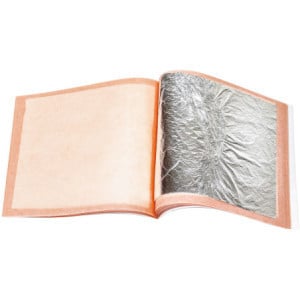 Carnet 25 Feuilles d'Argent - 95 x 95 mm
