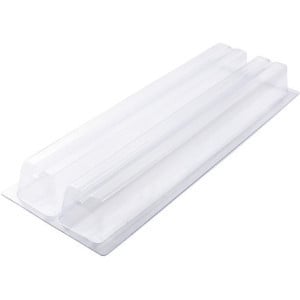 Gouttière à Bûche Rainurée - 590 x 195 mm - Lot de 10