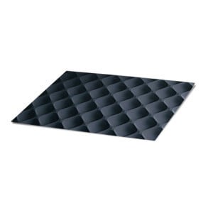 Kit Moule et Tapis Relief pour Bûche - Décor Matelassé - L 280 mm