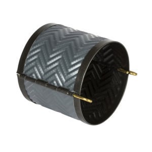 Moule à Pâté en Croûte Rond à Chevrons - ⌀ 120 mm