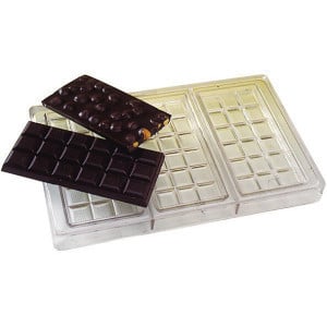 Plaque Tablette de Chocolat 100 g - Classique - 3 Empreintes
