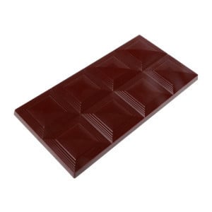 Plaque Tablette de Chocolat 100 g - 8 Carrés - 3 Empreintes