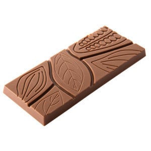 Plaque Mini Tablette de Chocolat - Cabosse - 6 Empreintes