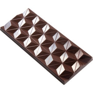 Plaque Tablette de Chocolat - Geometric - 3 Empreintes