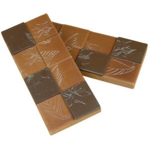 Plaque Mini Tablette de Chocolat - Fleur de Cacao - 6 Empreintes