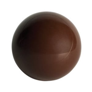 Plaque Demi-Sphère en Chocolat - 3 Empreintes - ⌀ 122 mm