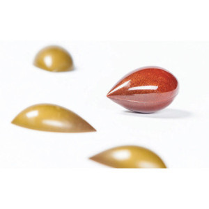 Plaque Quenelle en Chocolat - 16 Empreintes